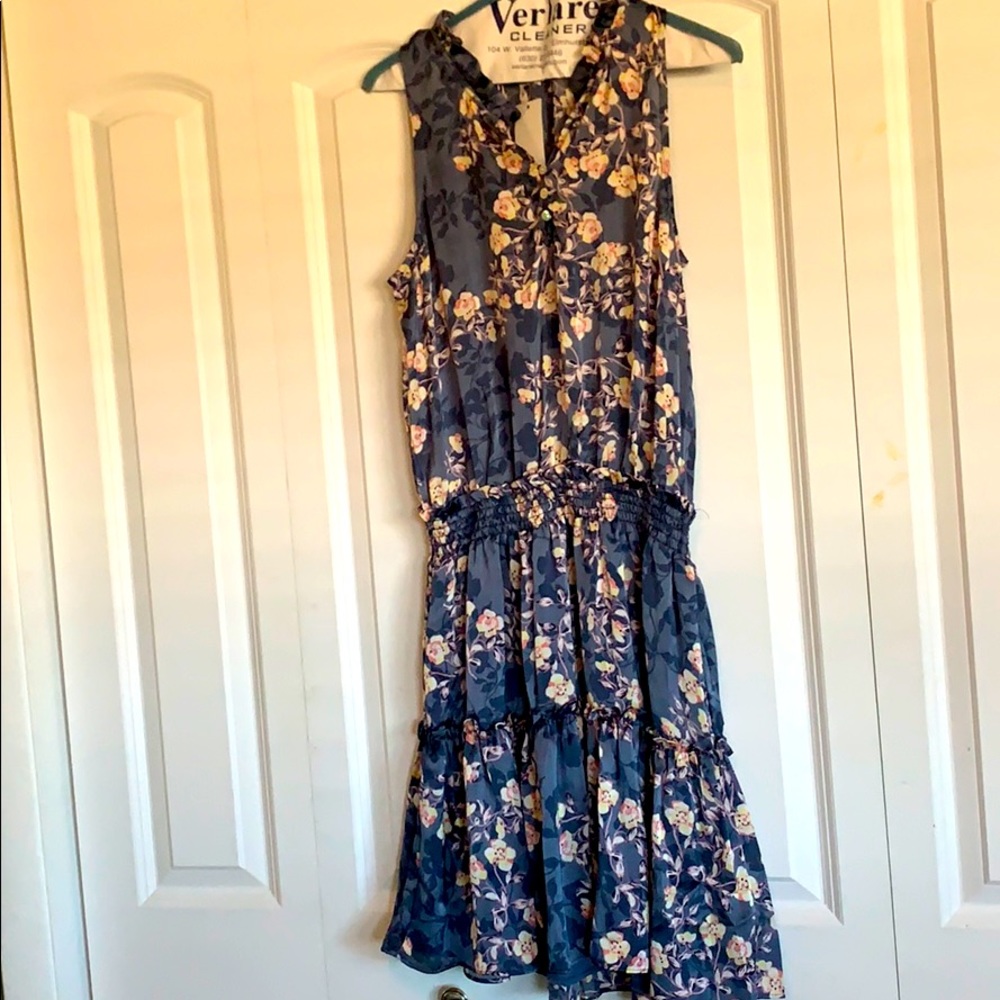 Fun sleeveless floral dress
